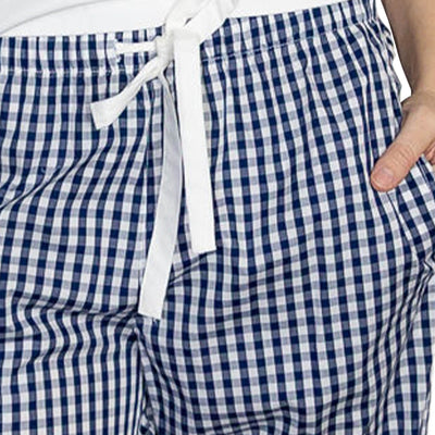 Women's Hepburn Gingham Navy PJ Pants