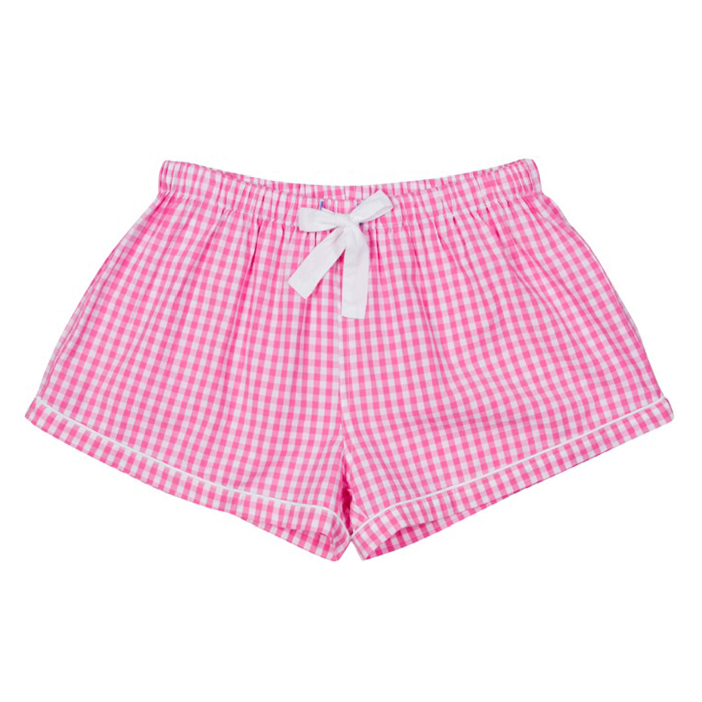 Women's Hepburn Gingham Pink Boxer Shorts