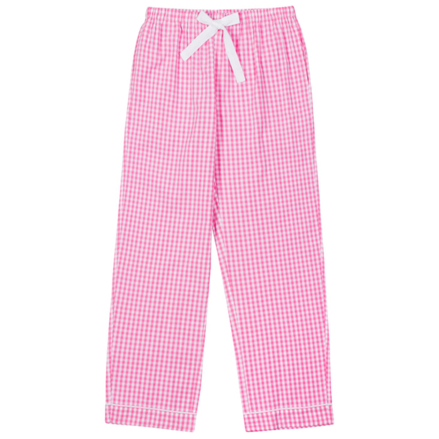 Women's Hepburn Gingham Pink PJ Pants