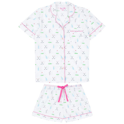 Women's Golf Short PJ Set