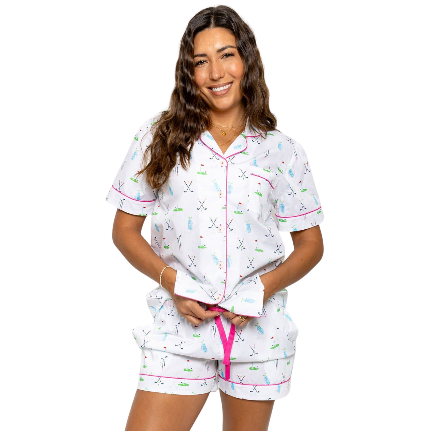 Women's Golf Short PJ Set