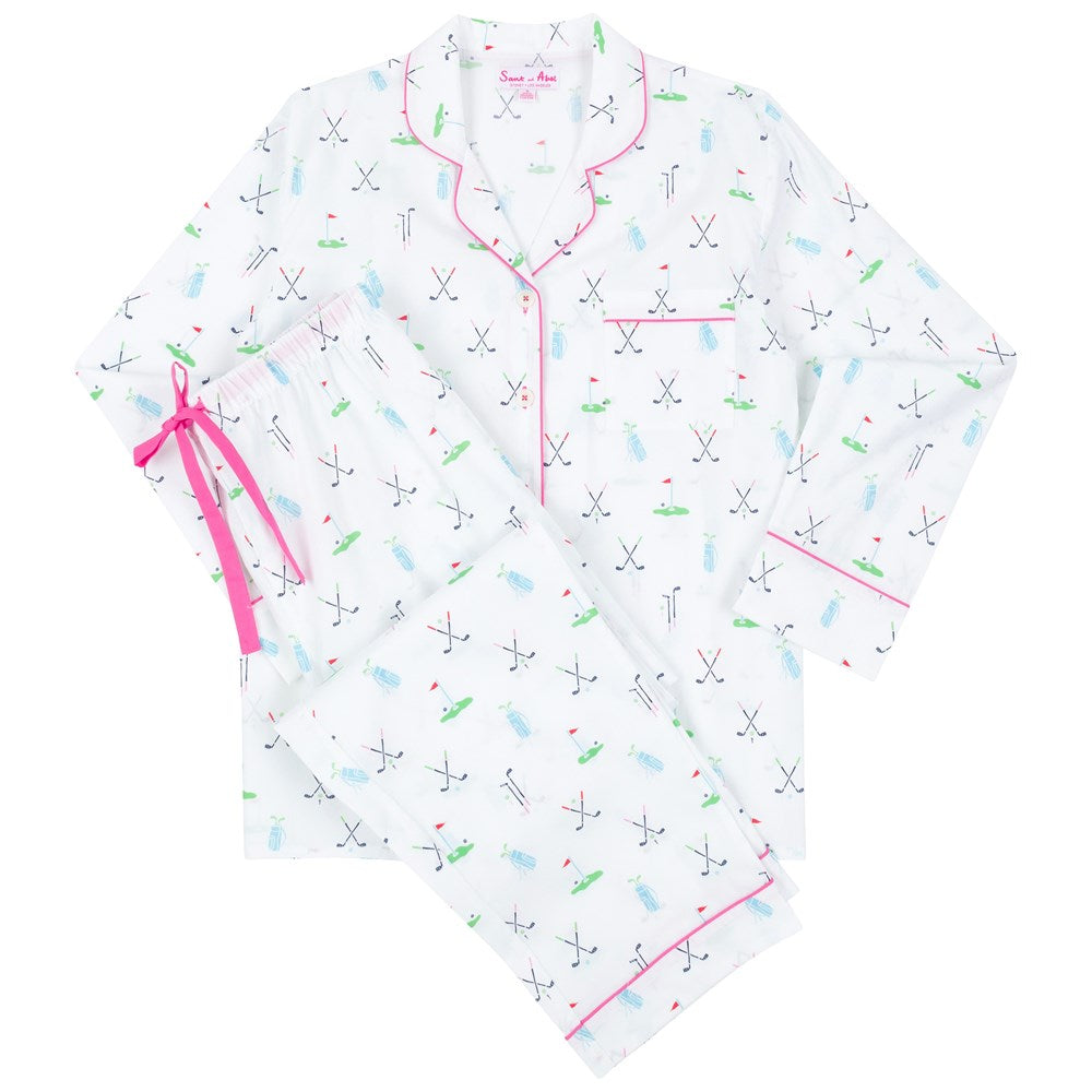 Women's Golf Long PJ Set