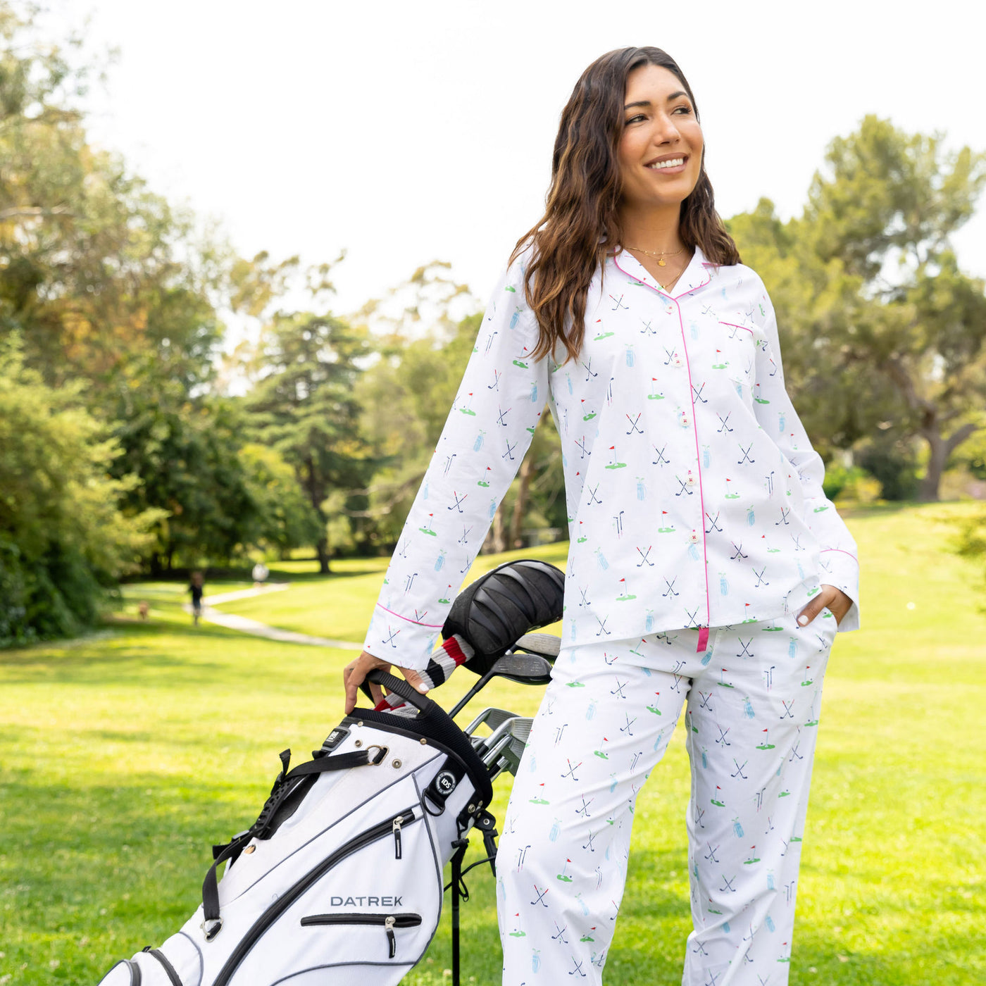 Women's Golf Long PJ Set
