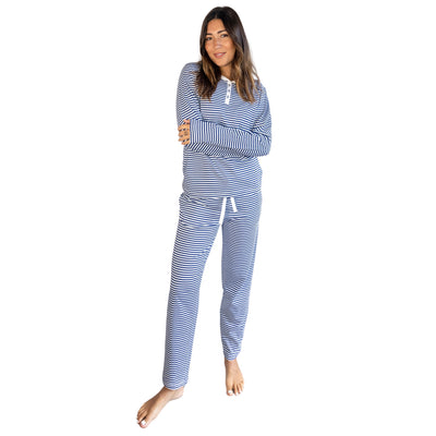 Women's Marina Jersey Long PJ Set