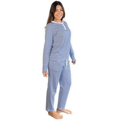 Women's Marina Jersey Long PJ Set