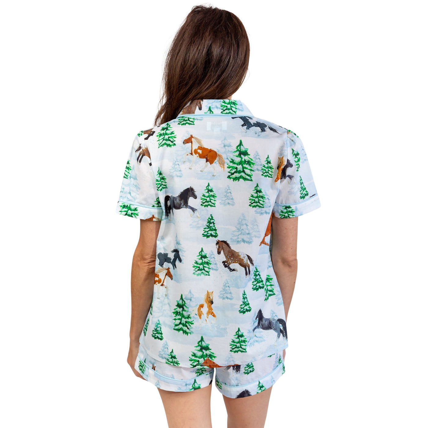 Women's Skydog Wild & Free Short PJ Set