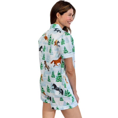 Women's Skydog Wild & Free Short PJ Set