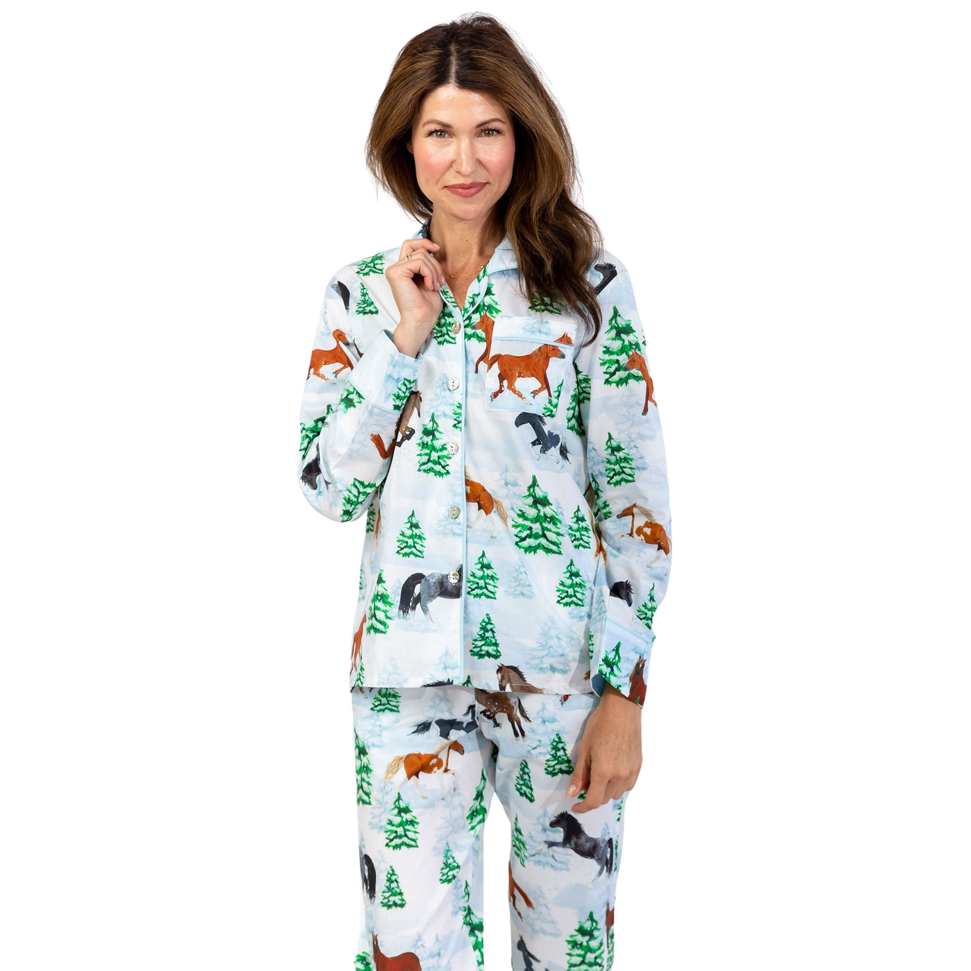 Women's Skydog Wild & Free Long PJ Set