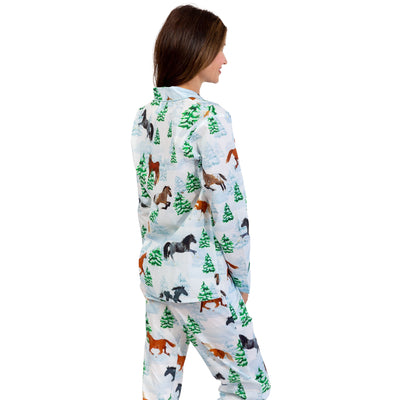 Women's Skydog Wild & Free Long PJ Set