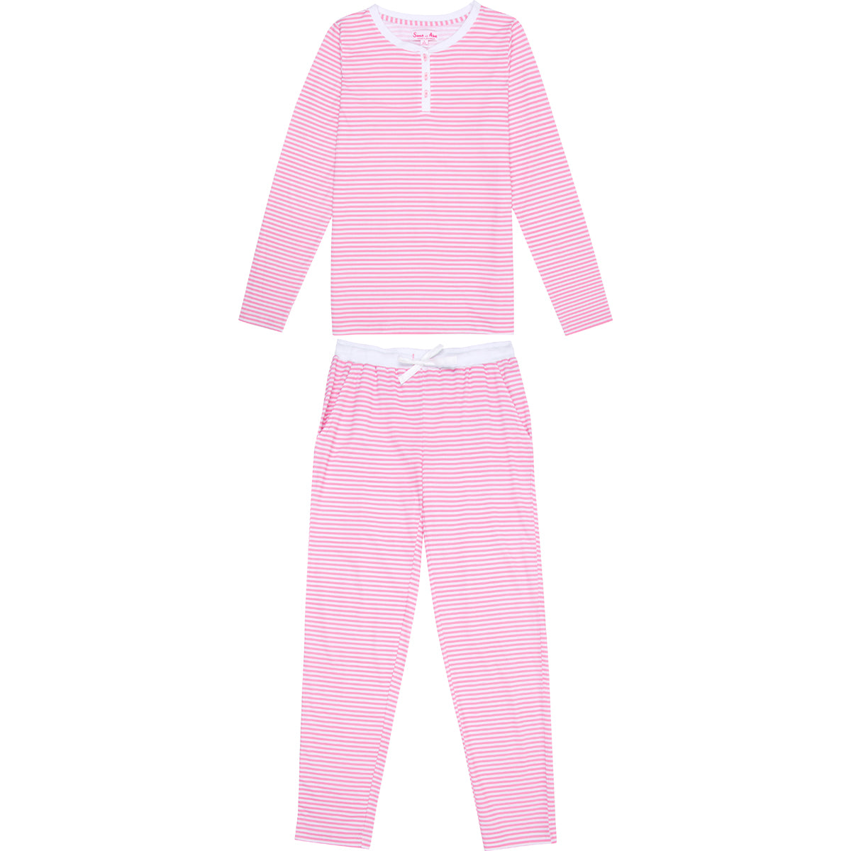 Women's Peony Jersey Long PJ Set