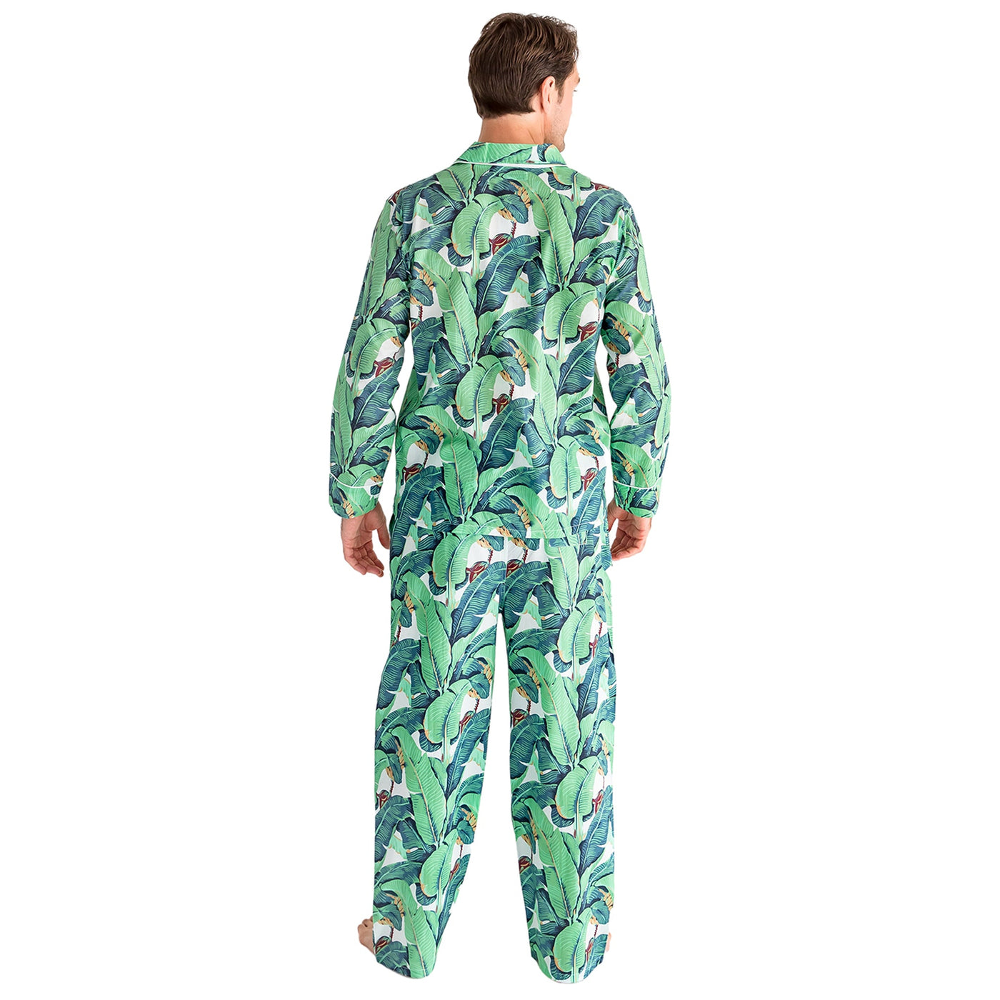 Men's Martinique® Banana Leaf Shirt + PJ Pant Set