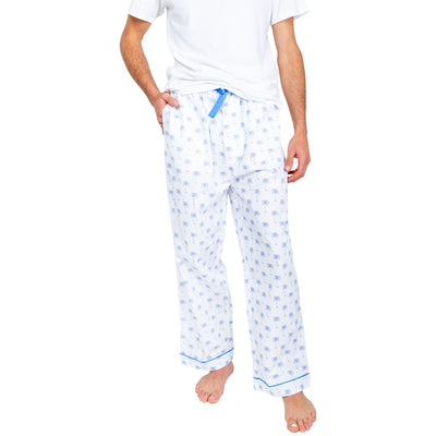 Men's Blue Palm Tree PJ Pants