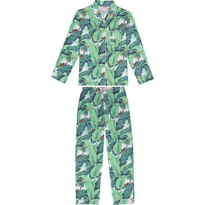 Women's Martinique® Banana Leaf Shirt + PJ Pant Set